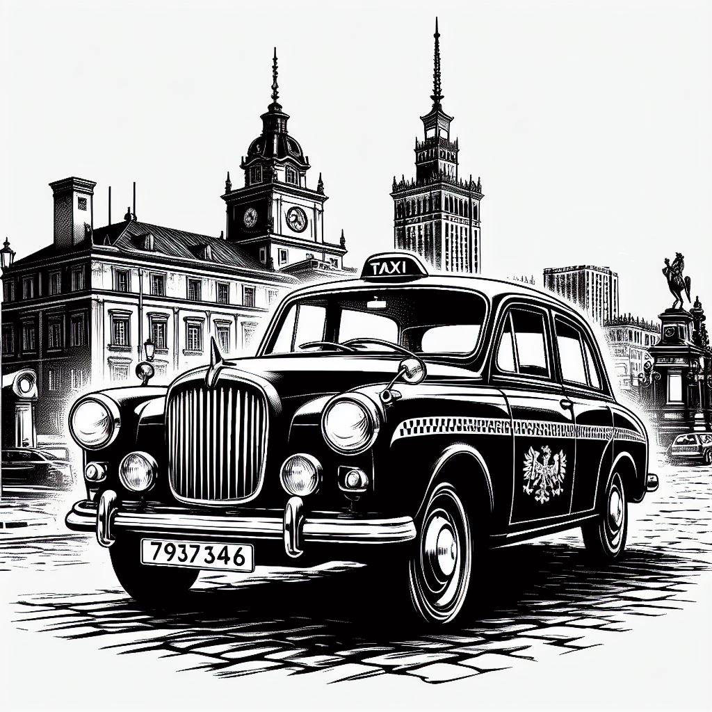 Taxi Warszawa - historycznie wg. AI